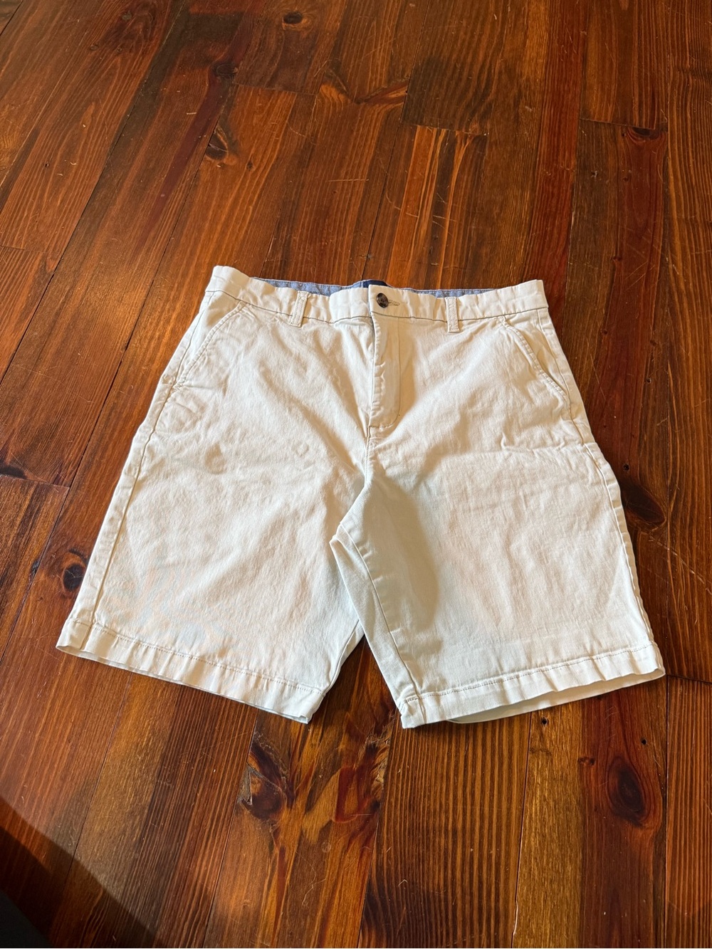 GAP Men's Light Beige Flat Front Shorts